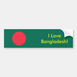 Sticker met de vlag van Bangladesh