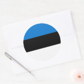 Sticker met de vlag van Estland (Envelop)