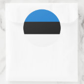 Sticker met de vlag van Estland (Tas)