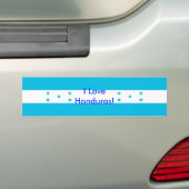 Sticker met de vlag van Honduras (Op auto)