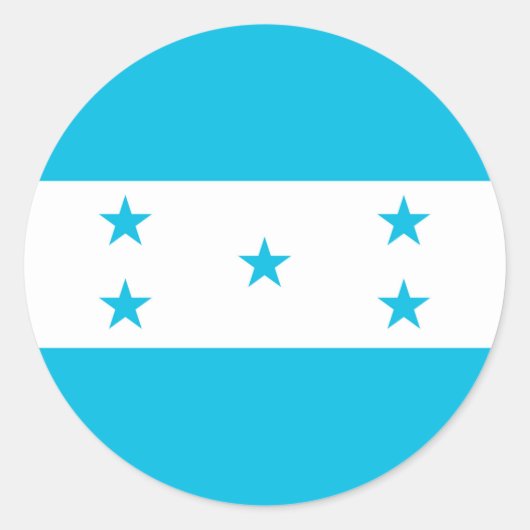 Sticker met de vlag van Honduras (Voorkant)