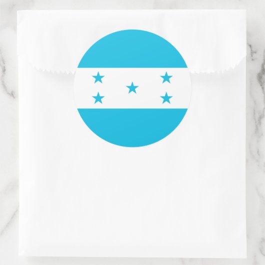 Sticker met de vlag van Honduras (Tas)
