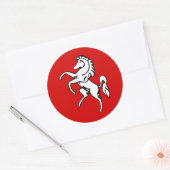 Sticker met de vlag van Kent, Engeland (Envelop)