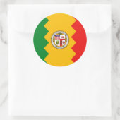 Sticker met de vlag van Los Angeles, Californië (Tas)