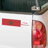 Sticker met de vlag van Marokko (Op Truck)