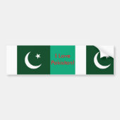 Sticker met de vlag van Pakistan (Voorkant)