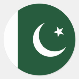 Sticker met de vlag van Pakistan