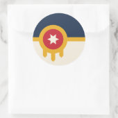 Sticker met de vlag van Tulsa, Oklahoma (Tas)