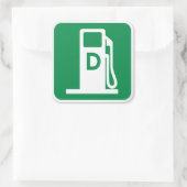 Sticker met dieselpomp alleen (Tas)