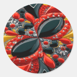 Sticker met Duitsland Kleuren Design