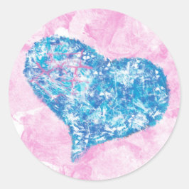 Sticker met een heerlijk hart