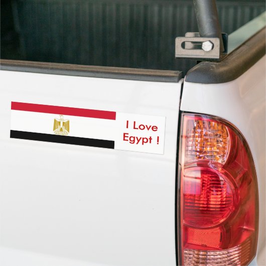 Sticker met Egyptische vlag (Op Truck)