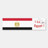 Sticker met Egyptische vlag (Voorkant)