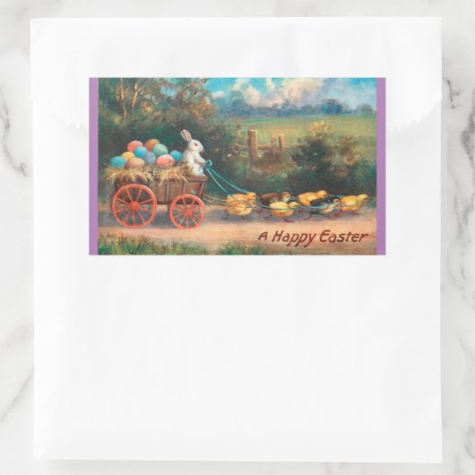  Sticker met eierwagon (Tas)