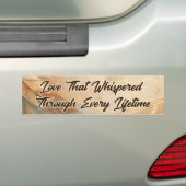 Sticker met fluisterende liefde (Op auto)