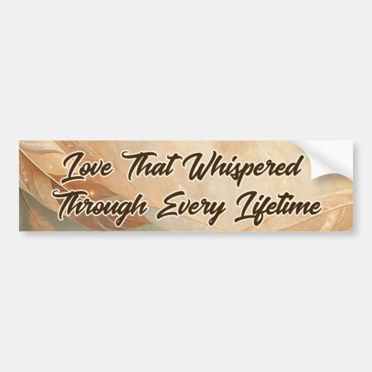 Sticker met fluisterende liefde (Voorkant)