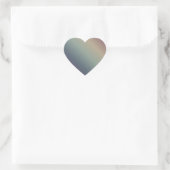 Sticker met gedempte regenbooggradiënt (Tas)