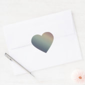Sticker met gedempte regenbooggradiënt (Envelop)