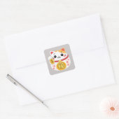 Sticker met gelukskat Maneki Neko (Envelop)