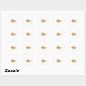Sticker met Goldfish Illustratie (Vel)