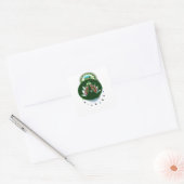 Sticker met groene bladeren (Envelop)