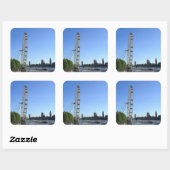Sticker met het London Eye reuzenrad (Vel)