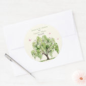 Sticker met het weeping William Wedding (Envelop)