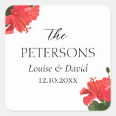 Sticker met Hibiscus Flowers (Voorkant)