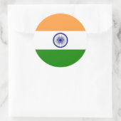 Sticker met Indiase vlag (Tas)
