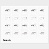 Sticker met inspirerende quote over innerlijke kra (Vel)