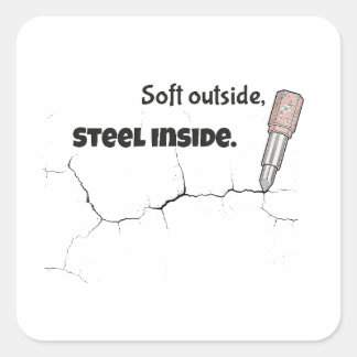 Sticker met inspirerende quote over innerlijke kra