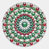 Sticker met Italiaans Kleuren Design (Voorkant)