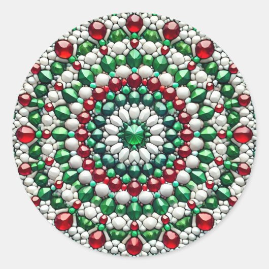 Sticker met Italiaans Kleuren Design (Voorkant)