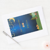 Sticker met kampvuur en S'mores (Envelop)