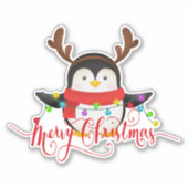 Sticker met kerst (Voorkant)