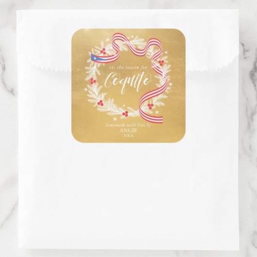 Sticker met kerstmis (Tas)