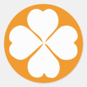 Sticker met klaveraroma (Voorkant)