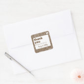 Sticker met koffiedouche favor (Envelop)