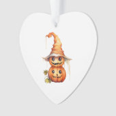 Sticker met leuke pompoenen ornament (voorkant)