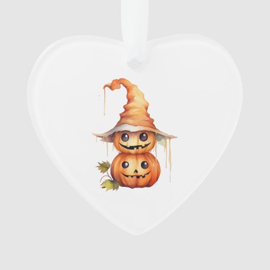 Sticker met leuke pompoenen ornament (voorkant)