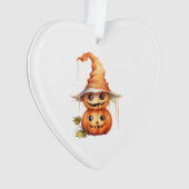 Sticker met leuke pompoenen ornament (voorkant)