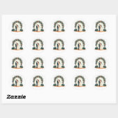 Sticker met liefdesboog voor koppels (Vel)