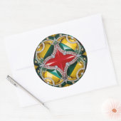 Sticker met Los Angeles Kleuren Design (Envelop)