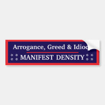 Sticker met manifeste dichtheid