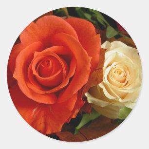 Sticker met meerdere Rozen