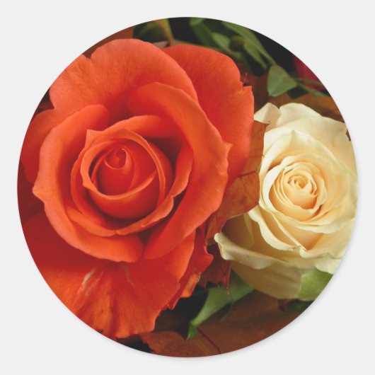 Sticker met meerdere Rozen (Voorkant)