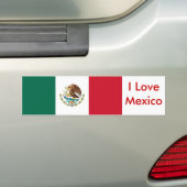 Sticker met Mexicaanse vlag (Op auto)