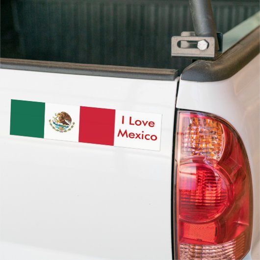 Sticker met Mexicaanse vlag (Op Truck)
