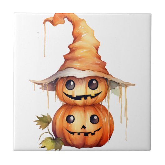 Sticker met Mopshagedissen Tegeltje (Voorkant)
