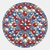 Sticker met Nederlands Kleuren Design (Voorkant)